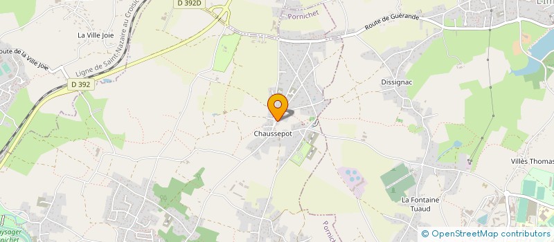 localisation de l'entreprise ORKE  SAINT-ANDRE-DES-EAUX