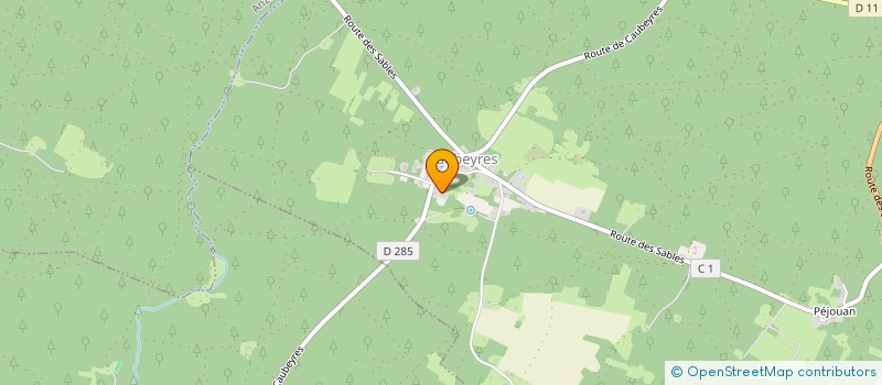 localisation de l'entreprise ORKEMIA  CAUBEYRES