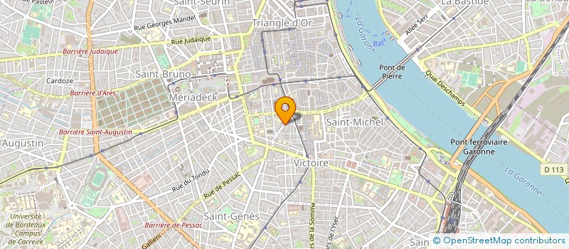 localisation de l'entreprise ORKHIS à BORDEAUX
