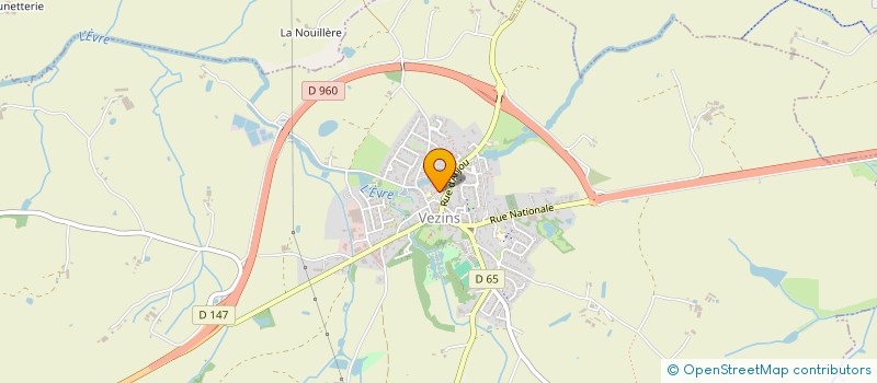 localisation de l'entreprise ORKI  VEZINS