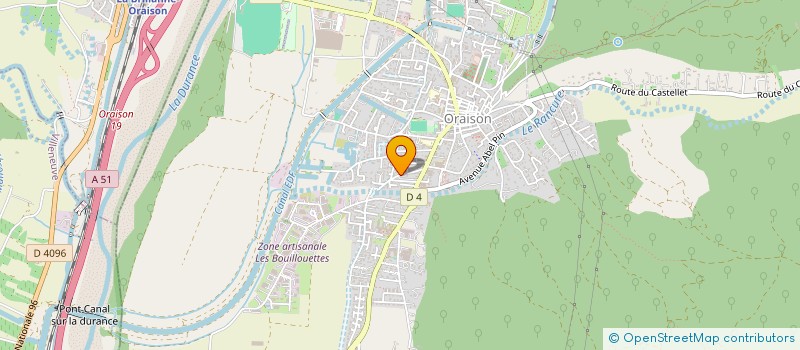 localisation de l'entreprise ORKI  ORAISON