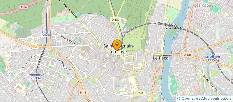 localisation de l'entreprise ORKIDEE COUTURE  SAINT-GERMAIN-EN-LAYE