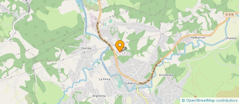 localisation de l'entreprise ORKIDIA AUDIO  ASCAIN