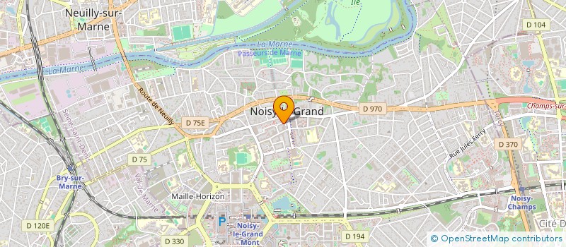 localisation de l'entreprise ORKIPO SCI  NOISY-LE-GRAND