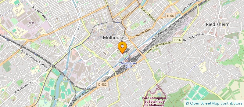localisation de l'entreprise ORKY'D à MULHOUSE