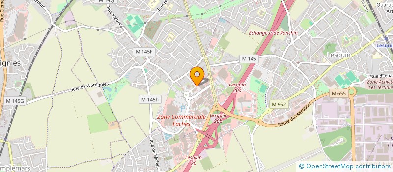 localisation de l'entreprise ORKYS à LESQUIN