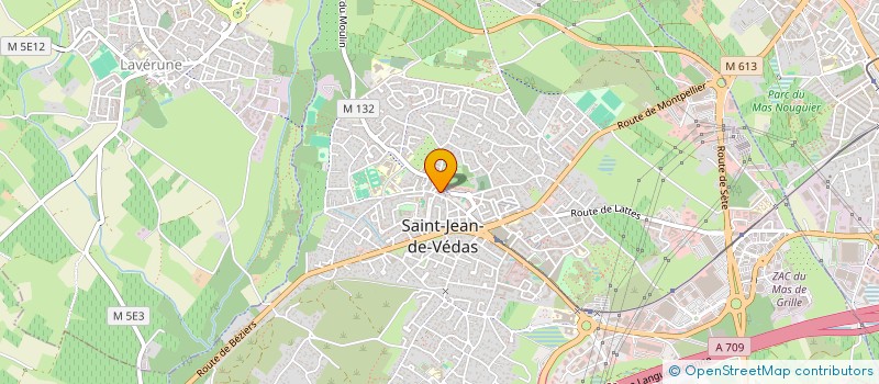 localisation de l'entreprise ORL 34 à SAINT-JEAN-DE-VEDAS