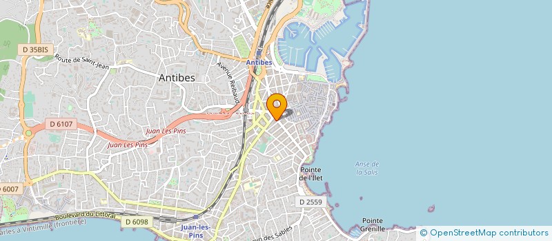 localisation de l'entreprise ORL AZUR à ANTIBES