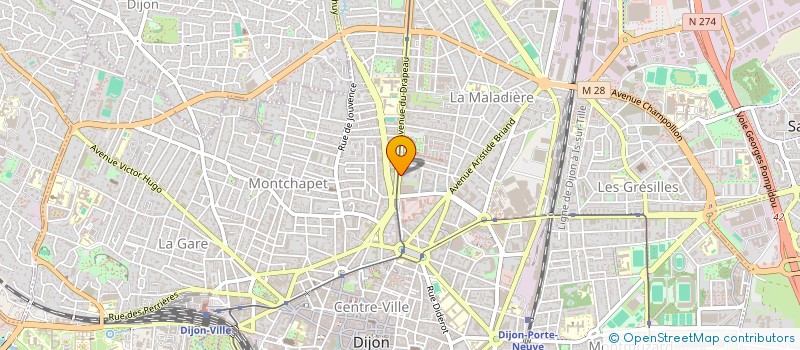 localisation de l'entreprise ORL CASANUOVA à DIJON