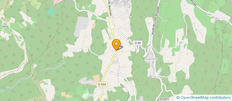 localisation de l'entreprise ORL DU GOLFE  GASSIN