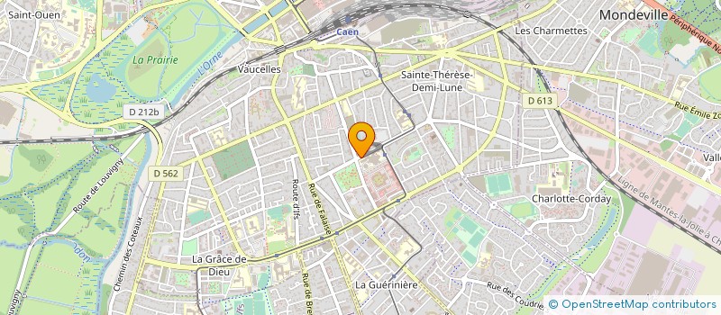 localisation de l'entreprise ORL PARC à CAEN