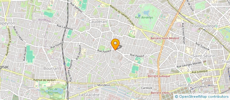 localisation de l'entreprise ORLAF SCI  BORDEAUX