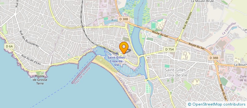 localisation de l'entreprise ORLAIN 85 à SAINT-GILLES-CROIX-DE-VIE