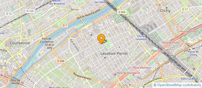 localisation de l'entreprise ORLANDI à LEVALLOIS-PERRET
