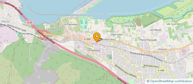 localisation de l'entreprise ORLANDI SPORT AUTO  CHATEAUNEUF-LES-MARTIGUES