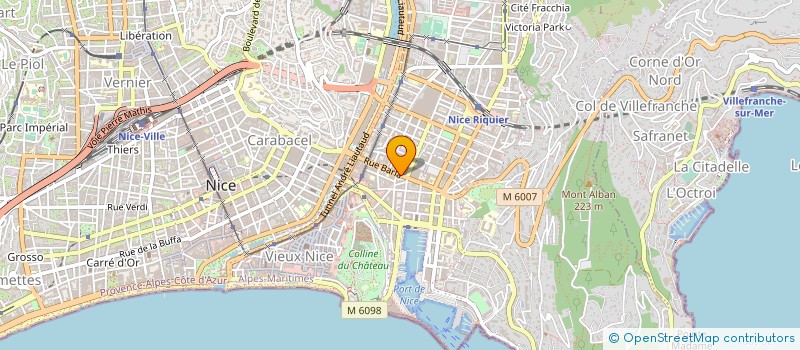 localisation de l'entreprise ORLANDI TRANSPORT  NICE