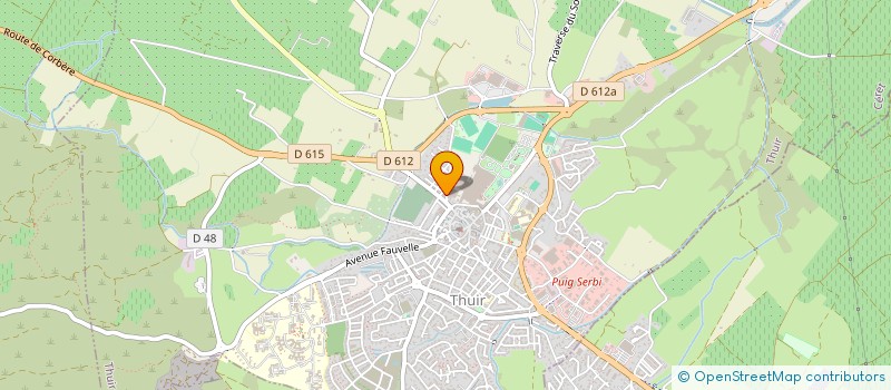 localisation de l'entreprise ORLANDO  THUIR