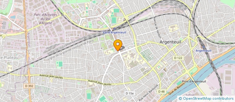 localisation de l'entreprise ORLANDO VTC  ARGENTEUIL