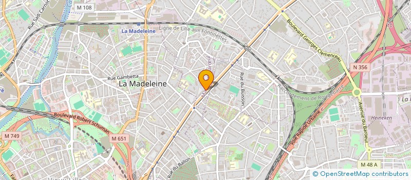 localisation de l'entreprise ORLANN à MARCQ-EN-BARŒUL
