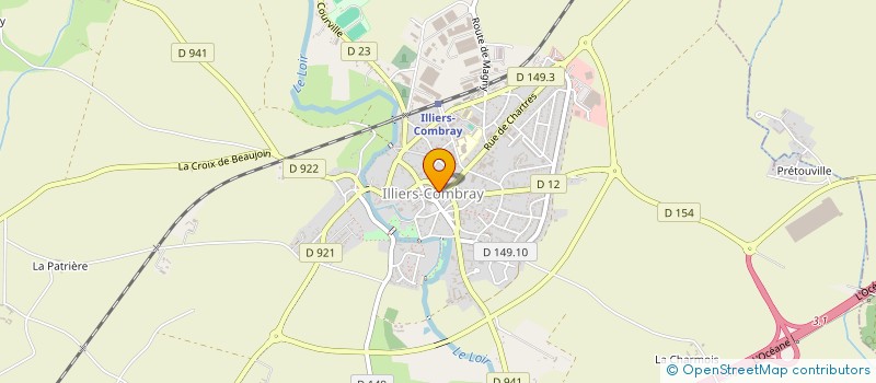 localisation de l'entreprise ORLE MANU à ILLIERS-COMBRAY