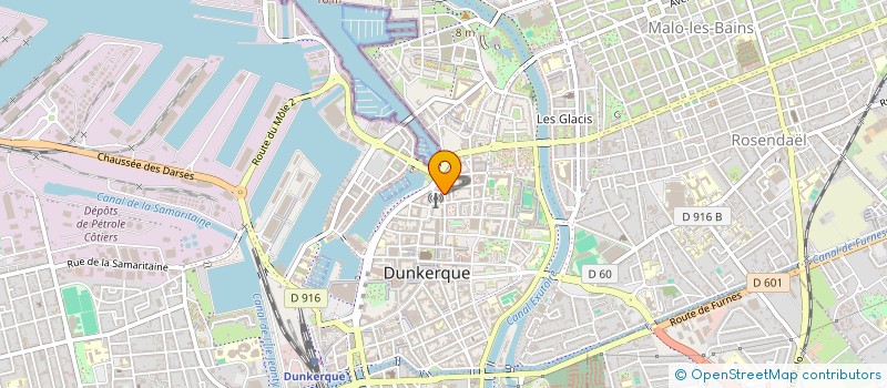 localisation de l'entreprise ORLEA à DUNKERQUE