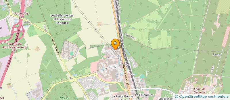 localisation de l'entreprise ORLEAN'OR à SARAN