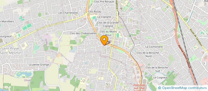 localisation de l'entreprise ORLEANS BOWLING ASSOCIATION à ORLEANS