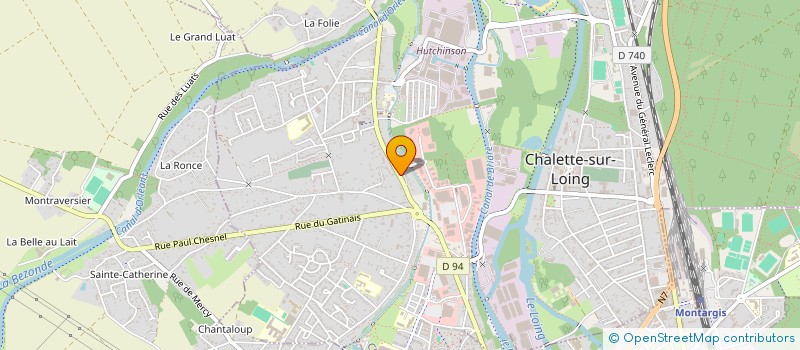 localisation de l'entreprise ORLEANS BUSINESS SCHOOL  ORLEANS