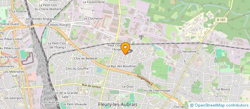localisation de l'entreprise ORLEANS COHESION  FLEURY-LES-AUBRAIS