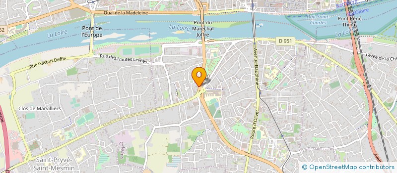 localisation de l'entreprise ORLEANS CONTROLE TECHNIQUE.COM à ORLEANS