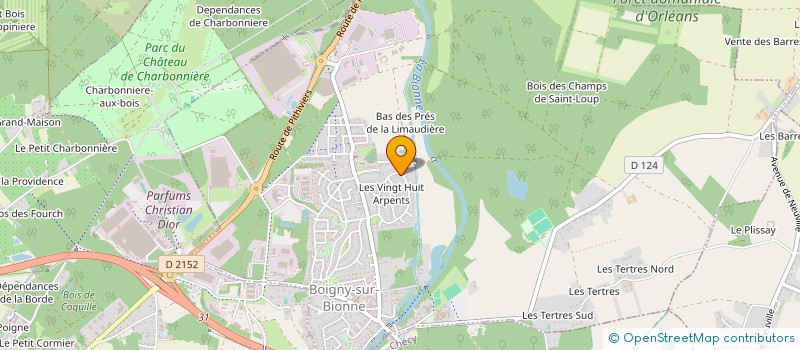 localisation de l'entreprise ORLEANS FOOTGOLF METROPOLE à BOIGNY-SUR-BIONNE