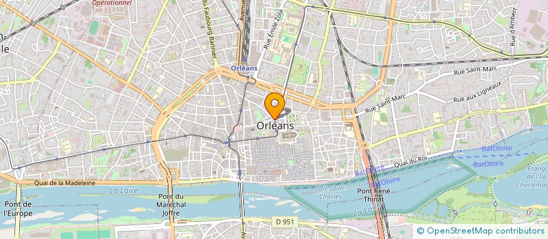localisation de l'entreprise ORLEANS GESTION à ORLEANS