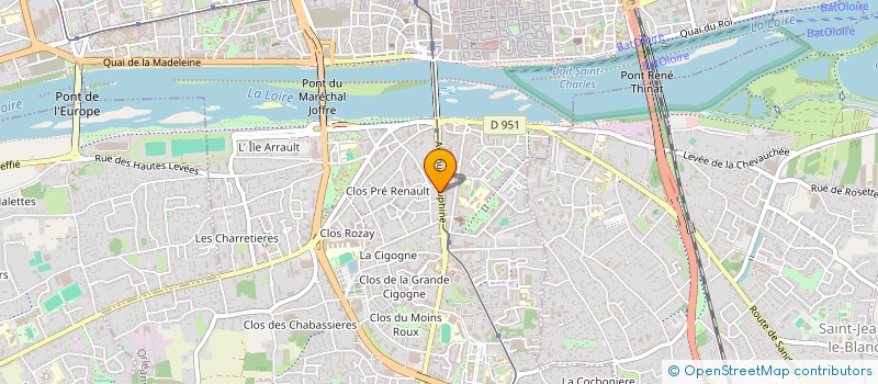 localisation de l'entreprise ORLEANS GRANDES CUISINES SARL à ORLEANS