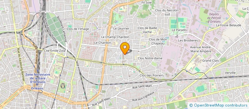 localisation de l'entreprise ORLEANS INSERTION EMPLOI à ORLEANS