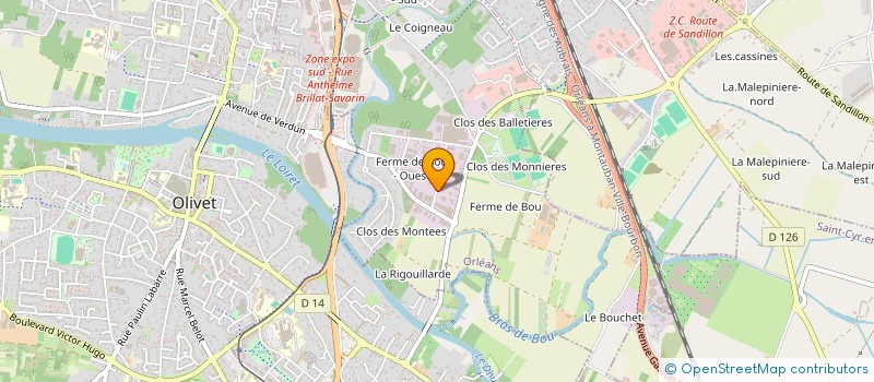 localisation de l'entreprise ORLEANS ISOLATION à ORLEANS