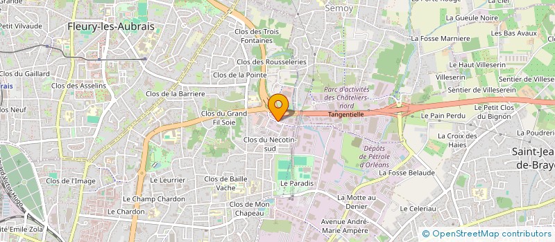 localisation de l'entreprise ORLEANS LASER SAS  ORLEANS