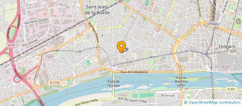 localisation de l'entreprise ORLEANS METROPOLE BATIMENT à ORLEANS