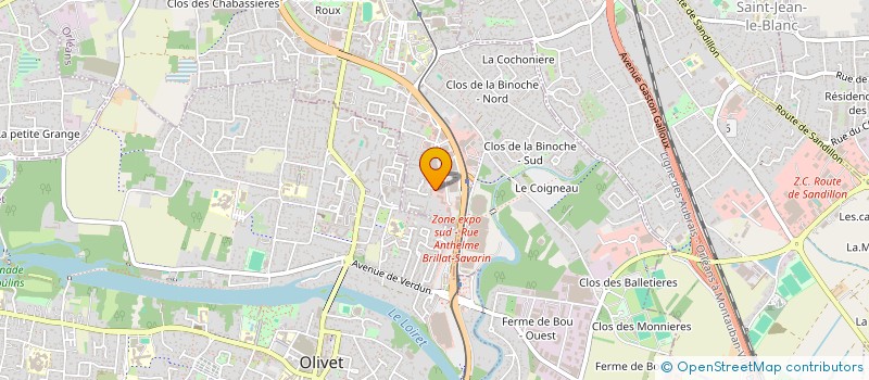 localisation de l'entreprise ORLEANS MUSIC STORE à ORLEANS