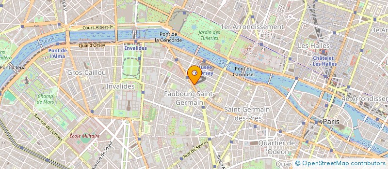 localisation de l'entreprise ORLEANS SAINT GERMAIN  PARIS