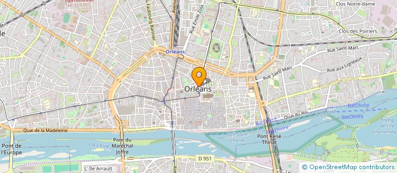 localisation de l'entreprise ORLEANS SPECTACLES  ORLEANS