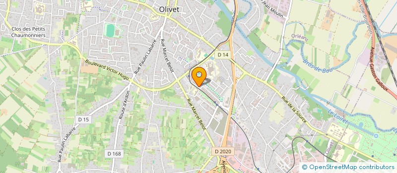 localisation de l'entreprise ORLEANS TAEKWONDO CLUB à OLIVET