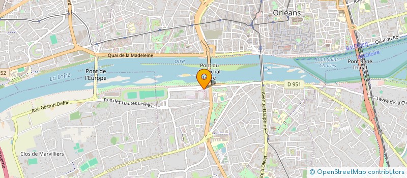 localisation de l'entreprise ORLEANS TECHNOPOLE à ORLEANS