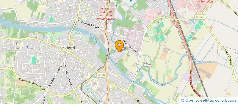 localisation de l'entreprise ORLEANS TERRASSEMENTS à ORLEANS