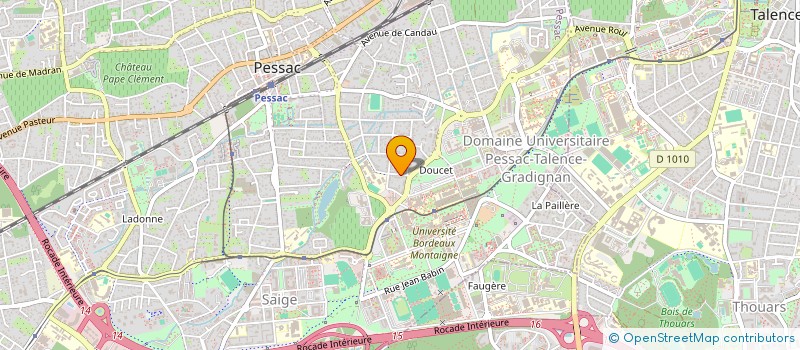 localisation de l'entreprise ORLEANSVILLE  PESSAC