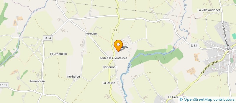 localisation de l'entreprise ORLED  LANRODEC