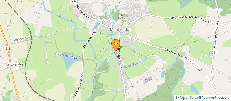 localisation de l'entreprise ORLEDY  MONTVERDUN