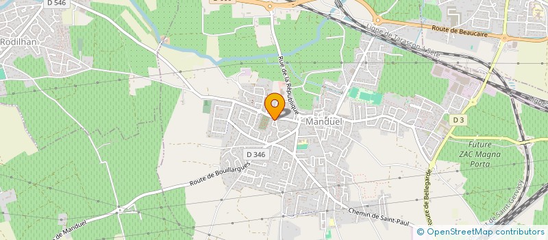 localisation de l'entreprise ORLIMO  MANDUEL