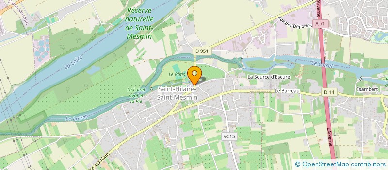 localisation de l'entreprise ORLIN'S  SAINT-HILAIRE-SAINT-MESMIN