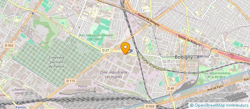 localisation de l'entreprise ORLINA EXPORT à BOBIGNY