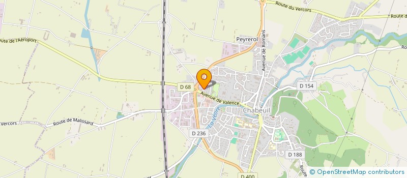 localisation de l'entreprise ORLINE à CHABEUIL